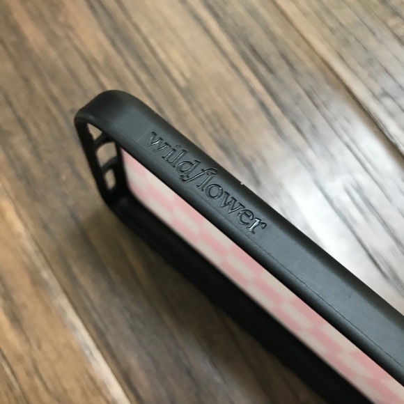 Wildflower Pink Checkerboard iPhone Case - Picture 3 of 5